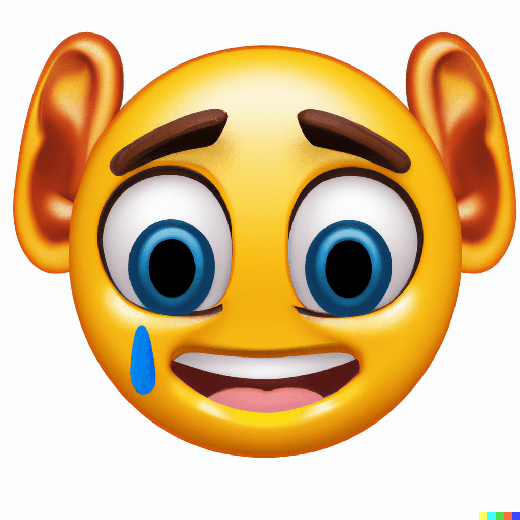 emoji with ears that stick out
