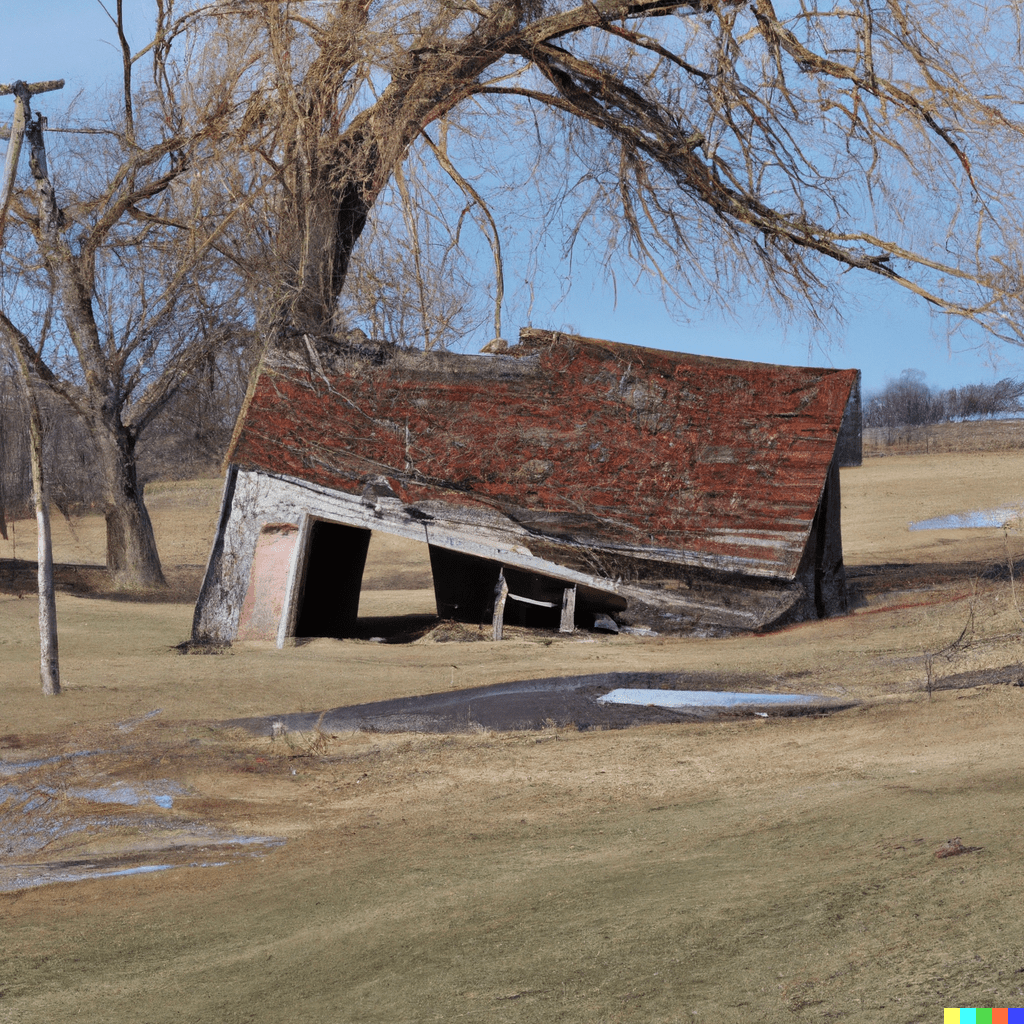 a collapsing clubhouse